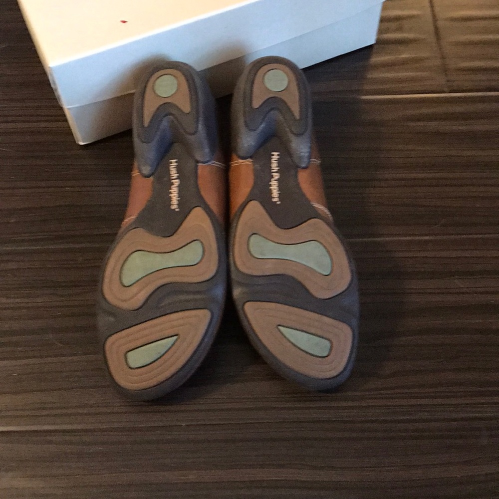 Hush Puppies comfortable brown shoes 7.5 - Picture 2 of 4